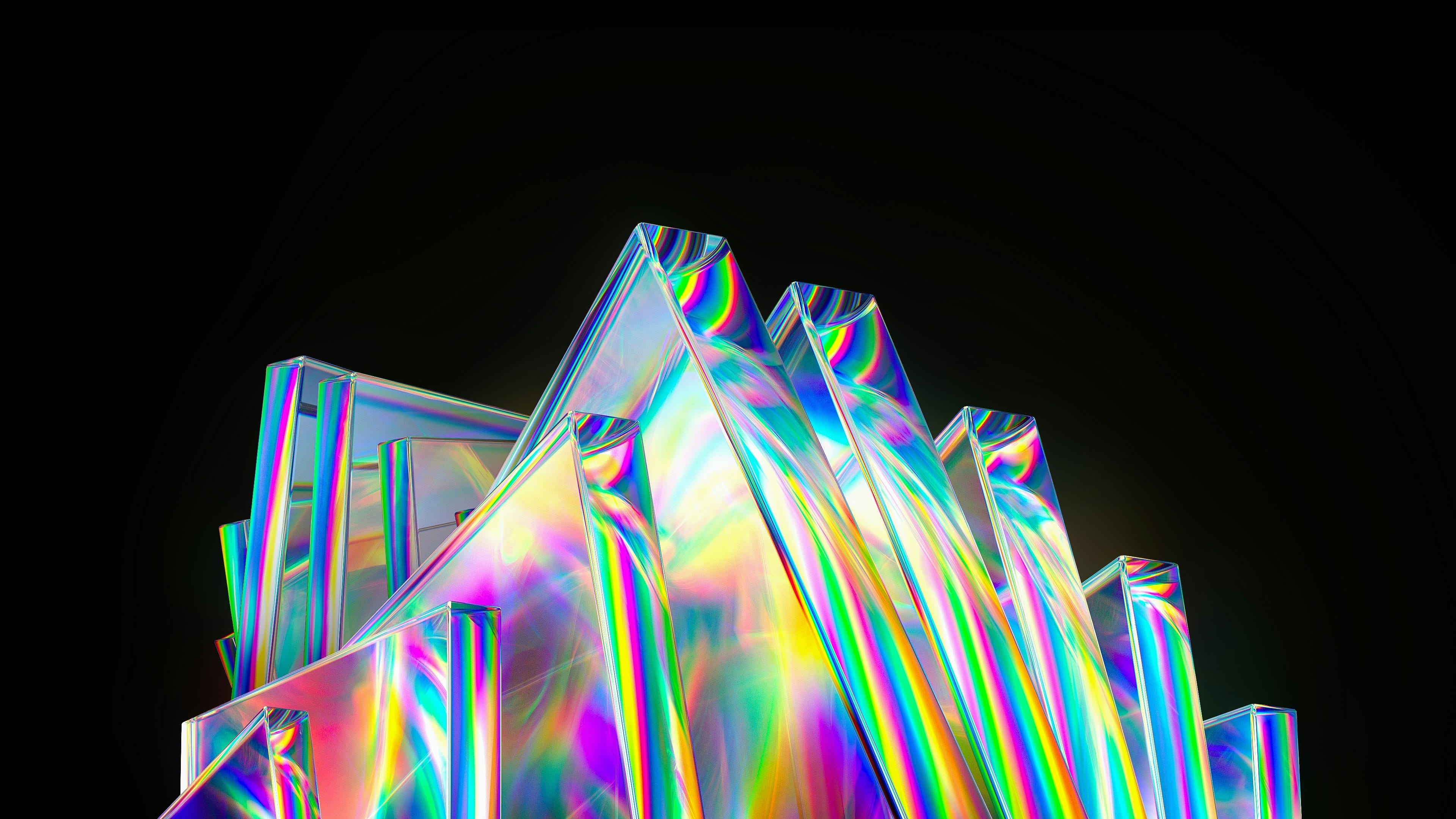 Composition lumineuse abstraite