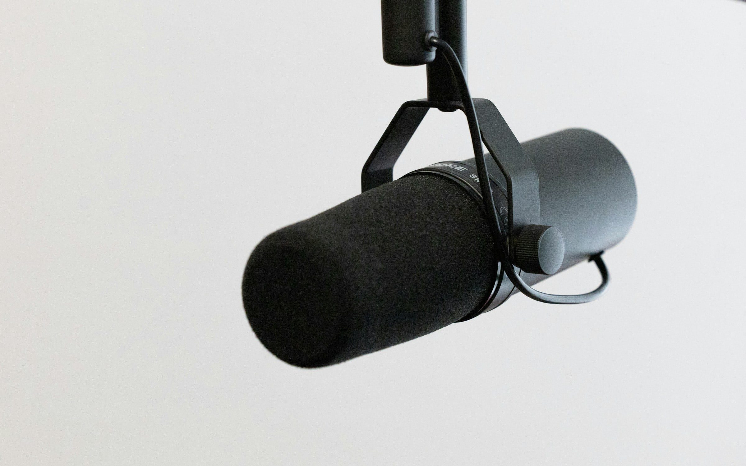 Microphone de studio, rendu 3D