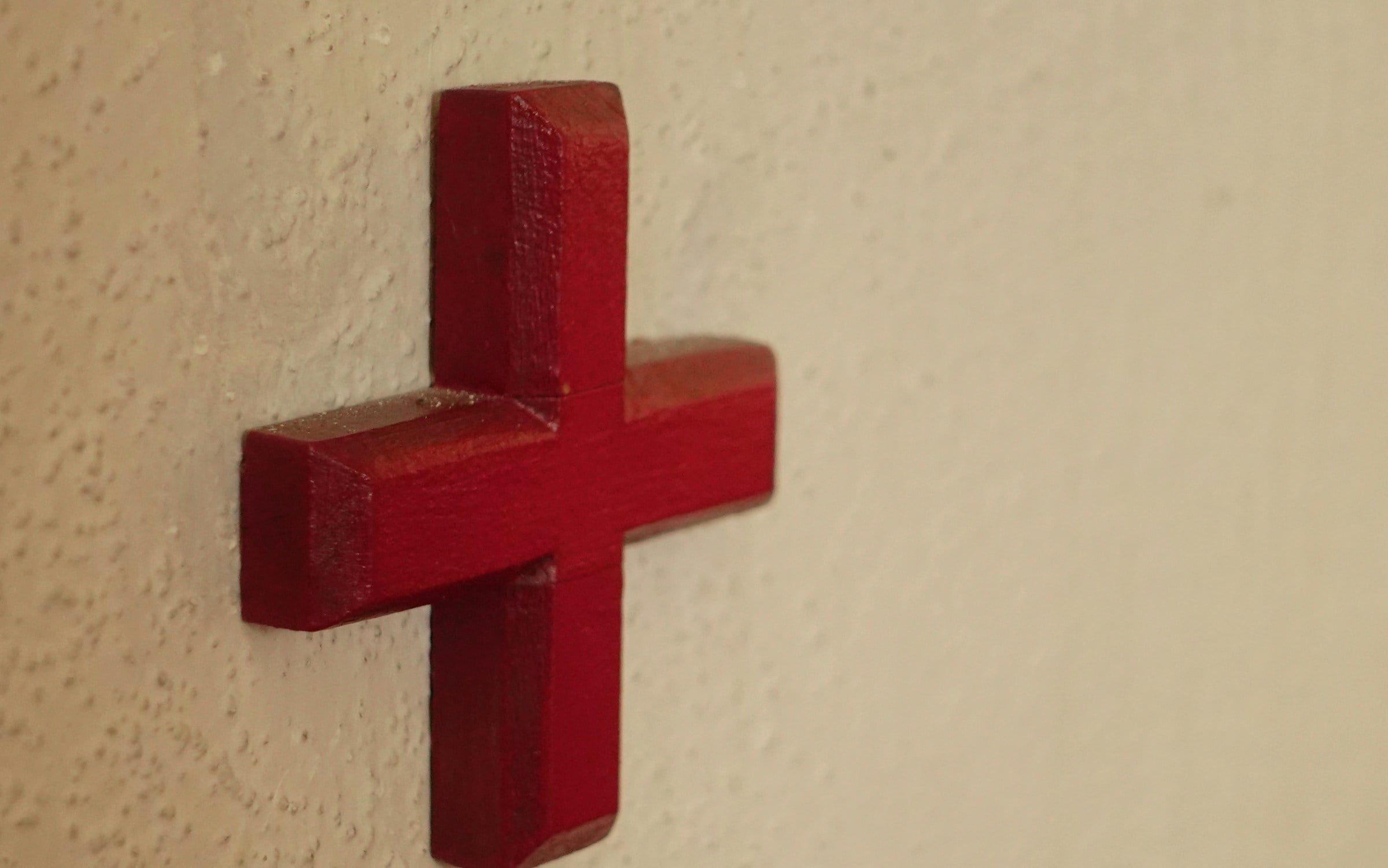 Croix médicale rouge, rendu 3D